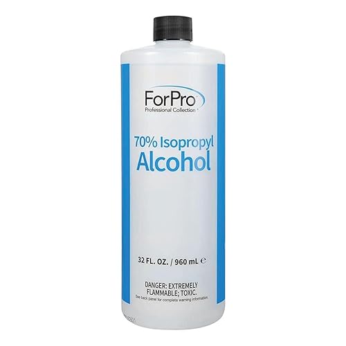 ForPro Professional Collection 70% Isopropyl Alcohol (IPA), Pure & Unadulterated Concentrated Alcohol, 32 Fl Oz (960 ml) - 70% - 32 Fl Oz