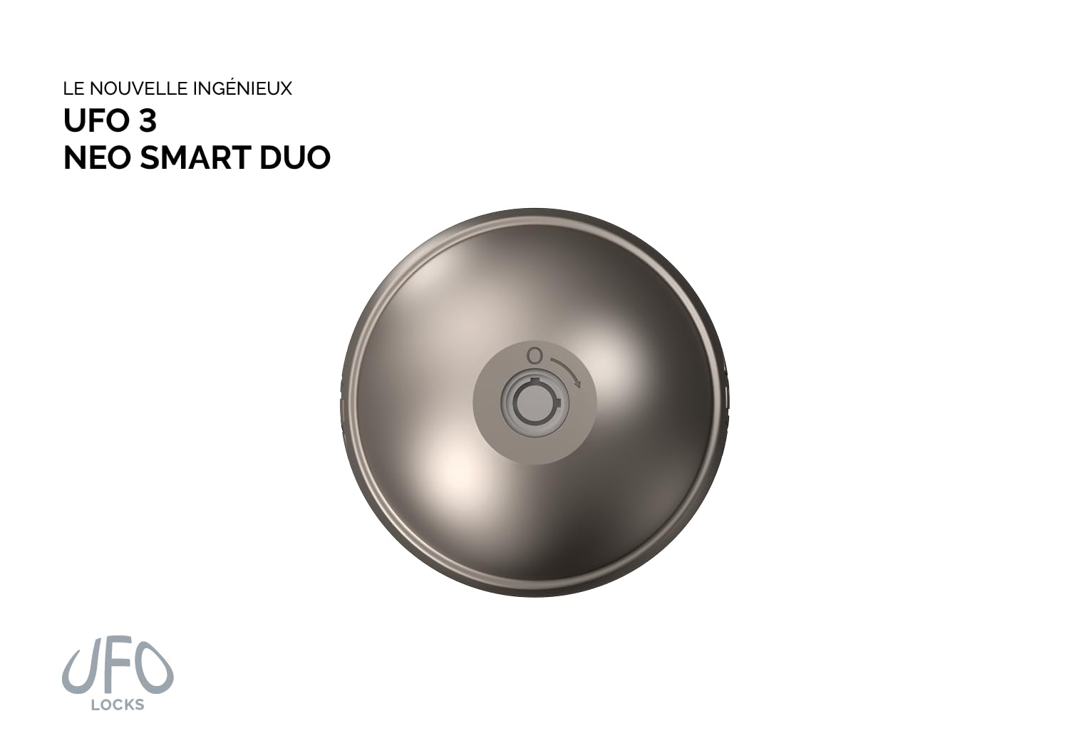 MERONI SERRATURE UFO UFO 3 Neo Smart Duo Serrure Antieffraction - Haute Sécurité pour Fourgons Véhicules Utilitaires Légers - Double Verrouillage Manuel Automatique, Cadenas Fourgon - Made in Italy