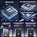 Coptdyy 128GB Magnetic Voice Recorder - Recording Device with DSP4.0 AI Noise Cancellation, 9200 Hours Storage HD Audio Recorder, Compact Voice Activated Recorder for Lectures/Meetings/Interviews