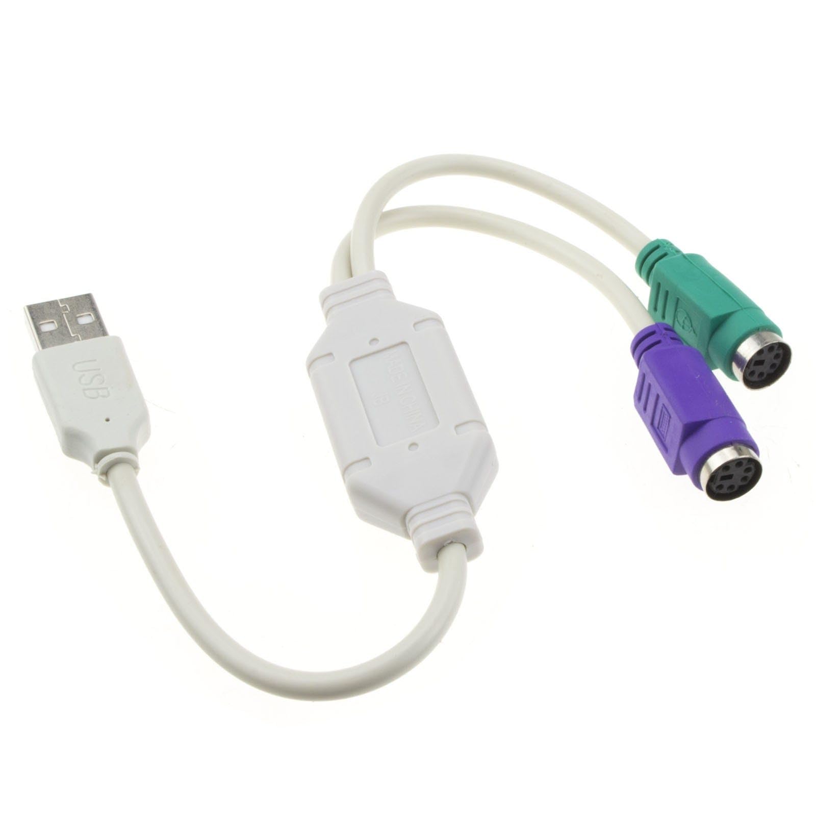kenable USB vers PS2 Adaptateur Clavier Souris Câble