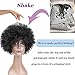 PHOCAS Short Curly Afro Wigs Human Hair Short Afro Kinky Curly Wigs Brazilian Afro Wigs for Women Natural Curl