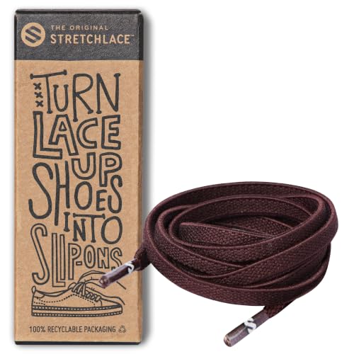 Image of THE ORIGINAL STRETCHLACE Flat Elastic Stretch Shoelaces for Sneakers