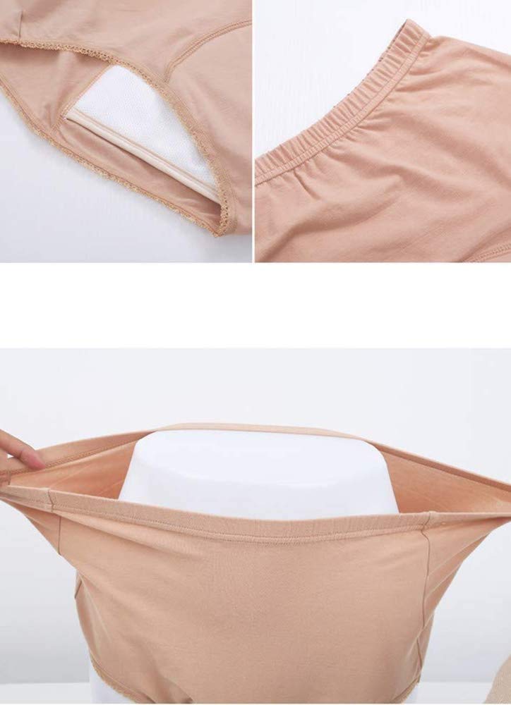 Pantaloni per l'incontinenza - Pannolini in Stoffa per Adulti - Slip da Donna per Ciclo mestruale Flusso Pesante, Sanguinamento Postpartum e Lieve incontinenza,XL