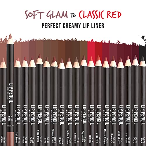 Kiss New York Professional Slim Lip Pencil, Creamy Soft Lip Liner, Smooth Long-Lasting Rich Lip Color, Natural Lip Makeup, Water-Resistant Lip Crayon (Nude) #TOP5