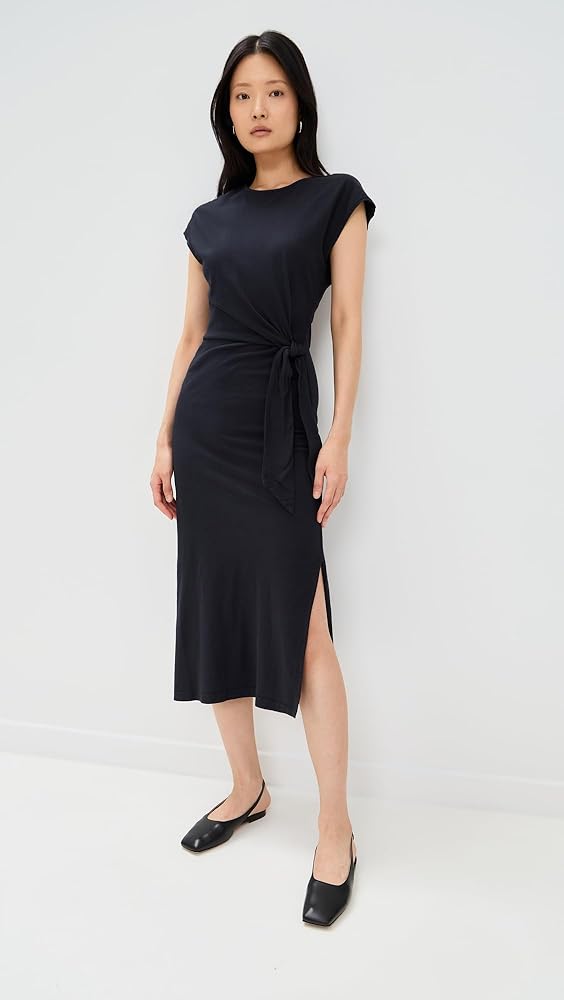 modern citizen mckenna dress Fei Tie Front Midi Dress Modern Citizen Mckenna Dress Gianni Bini Halston  Multi-color Pastel Sequin Striped Cocktail Midi Dress Size
