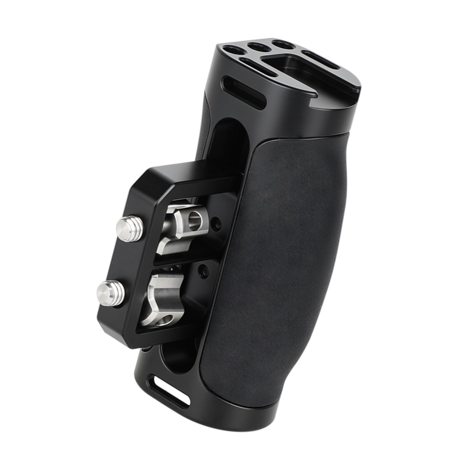 Poignée ergonomique double vis de 1/4" pour appareil photo numérique - Poignée latérale gauche et droite pour appareil photo numérique - Accessoires de petite cage - Double poignée à vis