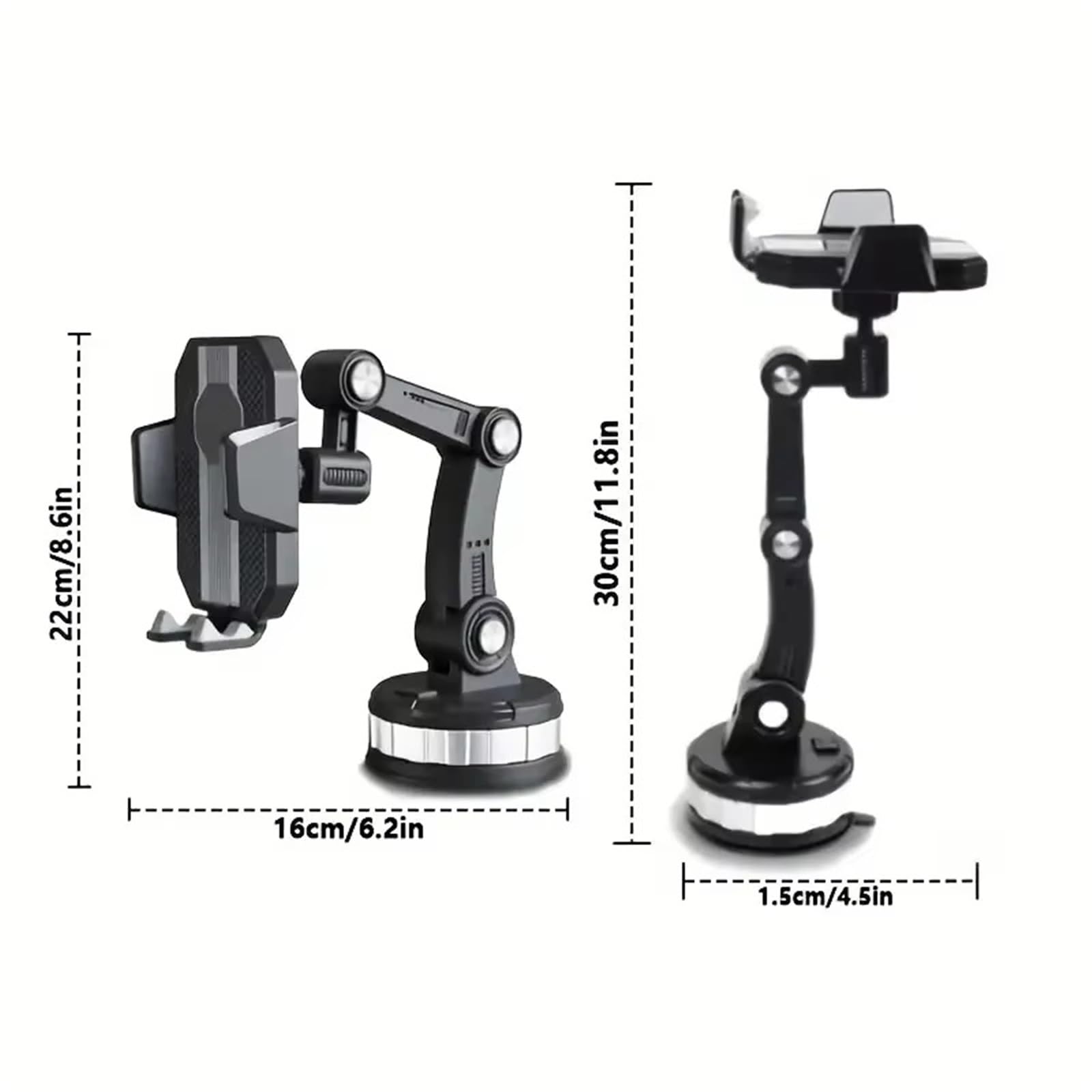 Per Xiaomi Universale Vivavoce Guida Auto Telefono Titolare 360 Rotazione Universale Auto Telefono Titolare Moblie Parabrezza Supporto Porta Cellulare Auto(VIKEFON)