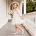 Imagen de DREAM PAIRS Kids Zapatos Planos Chica Bailarinas Mary Jane con Correa Princesa Zapatos Escolares Niña