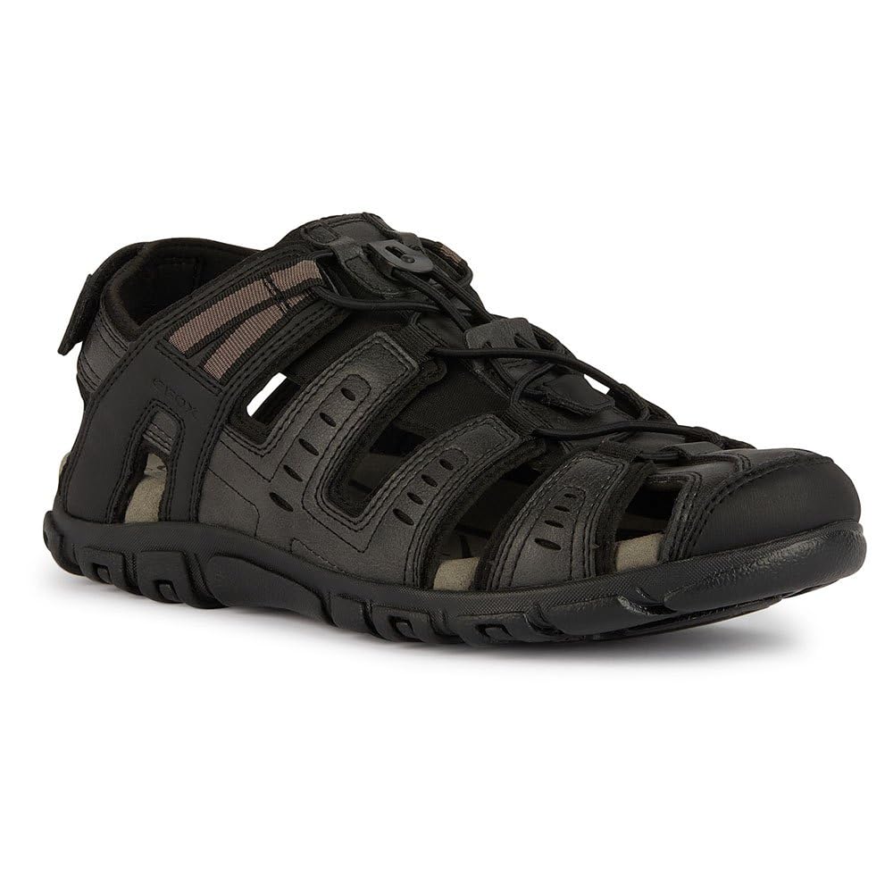Geox Men's Noir Sandals Strada