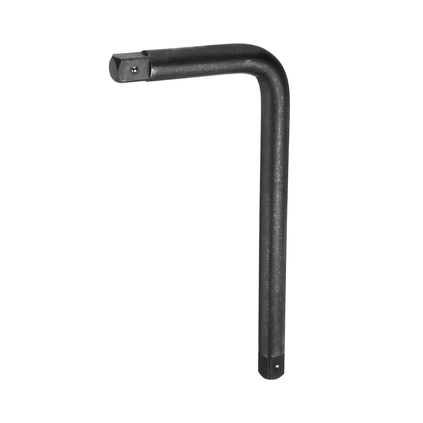 sourcing map Socket Breaker Bar 1" Drive 16" Long CR-V Steel L-Shape Extension Bar Axle Nut Socket Wrench Hand Tool for Car Mechanical Equipment Repair, Black