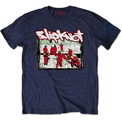 Image of Slipknot 20Th Anniversary - Red Jump Suits Official Tee T-Shirt Mens Unisex (Large)