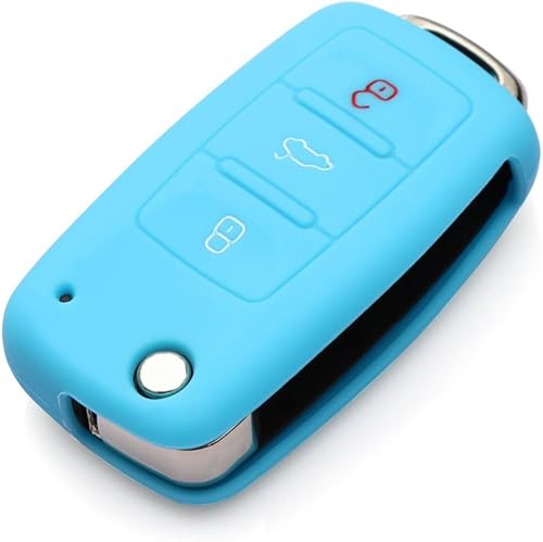 9 moon Silicone Remote Flip Key FOB Silicone Case Cover for VW Volkswagen New
