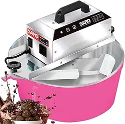 SARO Panela Mexedora de Salgados e Doces Automática Elétrica 10 Litros PA10 Bivolt (Pink)