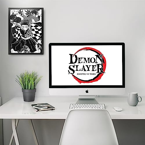 Image of MCSID RAZZ - Demon Slayer - Kamado Tanjiro - The tsuguko Design A4 Size Poster (With Frame) - Best Gift For Demon Slayer Fans /Best Artifacts To Your Home & Decor /For Anime Fandom