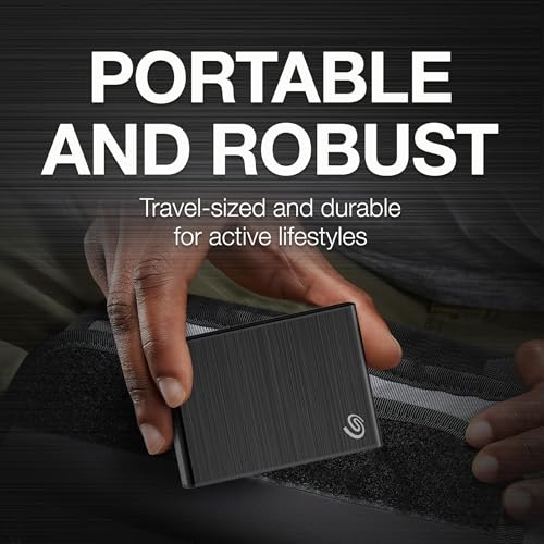 Seagate One Touch 1TB External SSD up to 1030 Mb/s, for Windows, Mac, Android App, 3yr Data Recovery Services, Portable Solid State Drive Black, 6... - Image 4