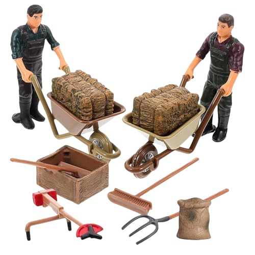 Generico Bauernhof-Set | Spielset Farmers Models - Bildendes landwirtschaftliches Modell für Bildung, Mädchen, kleine Kinder | Tierfiguren, Lernspielzeug, Vorschulentwicklung