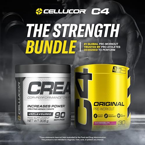 Cellucor Pre Workout & Creatine Bundle, C4 Original Pre Workout Powder, Watermelon, 30 Servings + Cor Performance Creatine Powder, 72 Servings - image 7