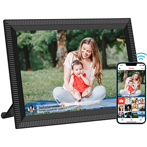 Frameo 10.1 Inch Smart Wifi Digital Photo Frame 1280X800 Ips Lcd Touch Screen, Auto-Rotate, Motion Sensor, Built In 16Gb Memory, Share Moments Instantly Via Frameo App From Anywhere #TOP13
