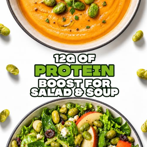 Where You Bean Edamame Beans Snack (Dill Pickle) - Crunchy and Dry Roasted Edamame Beans - High Protein Snacks, Keto and Vegan Healthy Snacks for Adults & Low Carb Snack 0.9 oz (Pack of 8) — view 5