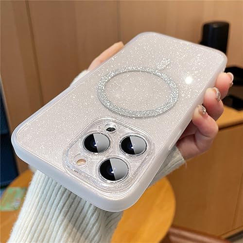 Coque iPhone 14 Pro Max antichoc magnétique blanche anti rayures