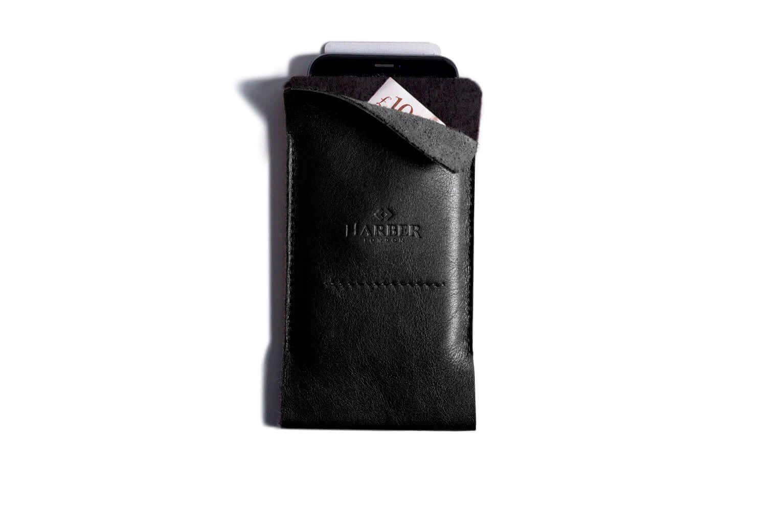 Harber London Smukły portfel etui na smartfony (iPhone 12/12 Pro, TAN)