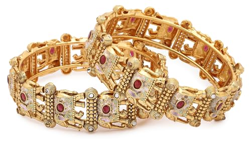 Image of Shining Diva Fashion Bangles for Women Girls Set of 2 Traditional Stylish Design