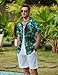 COOFANDY Mens Summer Shirts Floral Hawaiian Shirts Short Sleeve Casual Beach Wear Clothing
