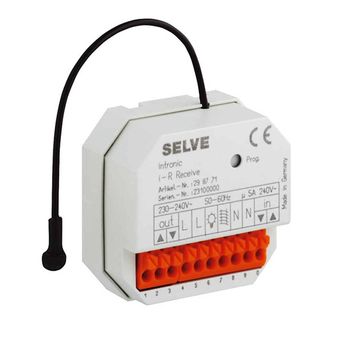 Selve i-R 298771 Récepteur radio Receive pour l'équipement ultérieur des moteurs de volets roulants