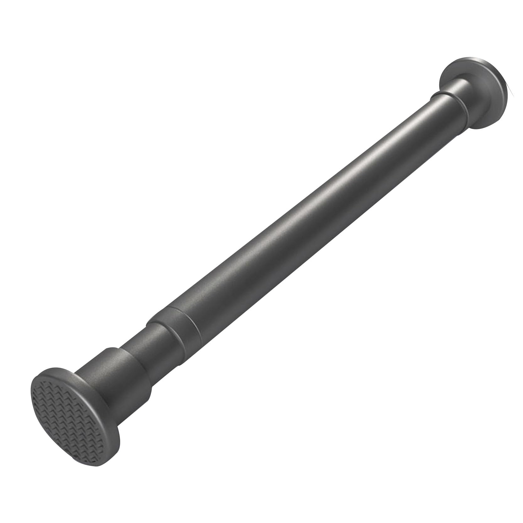 Tringle à rideau de douche extensible 90-160 cm barre douche sans percer grise