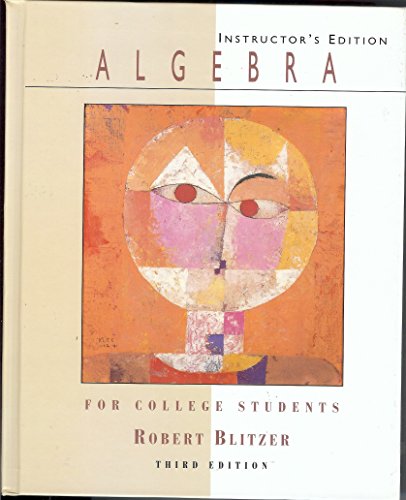 Algebra for College Students 013752370X Book Cover
