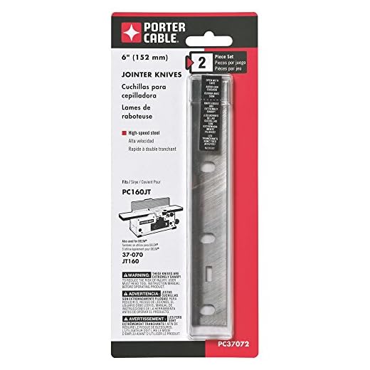 PORTER-CABLE PC37072 6" Jointer Blades for PC160JT