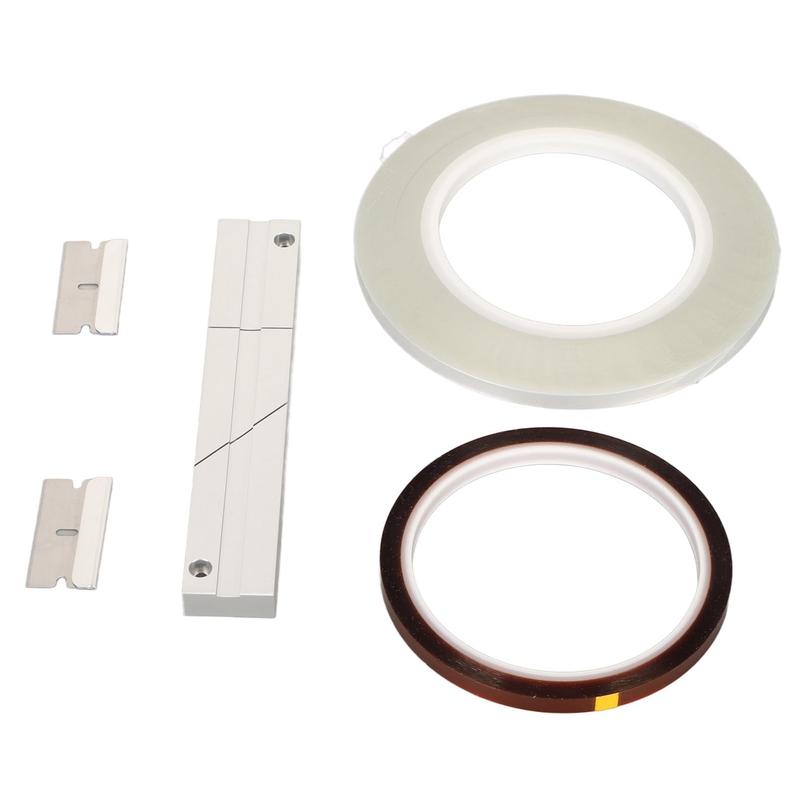 1/4 10 Zoll Spleißblock Kit Universal Open Reel Tape Media mit Spleißband, Vorfachband und Klingen für Revoxsonido