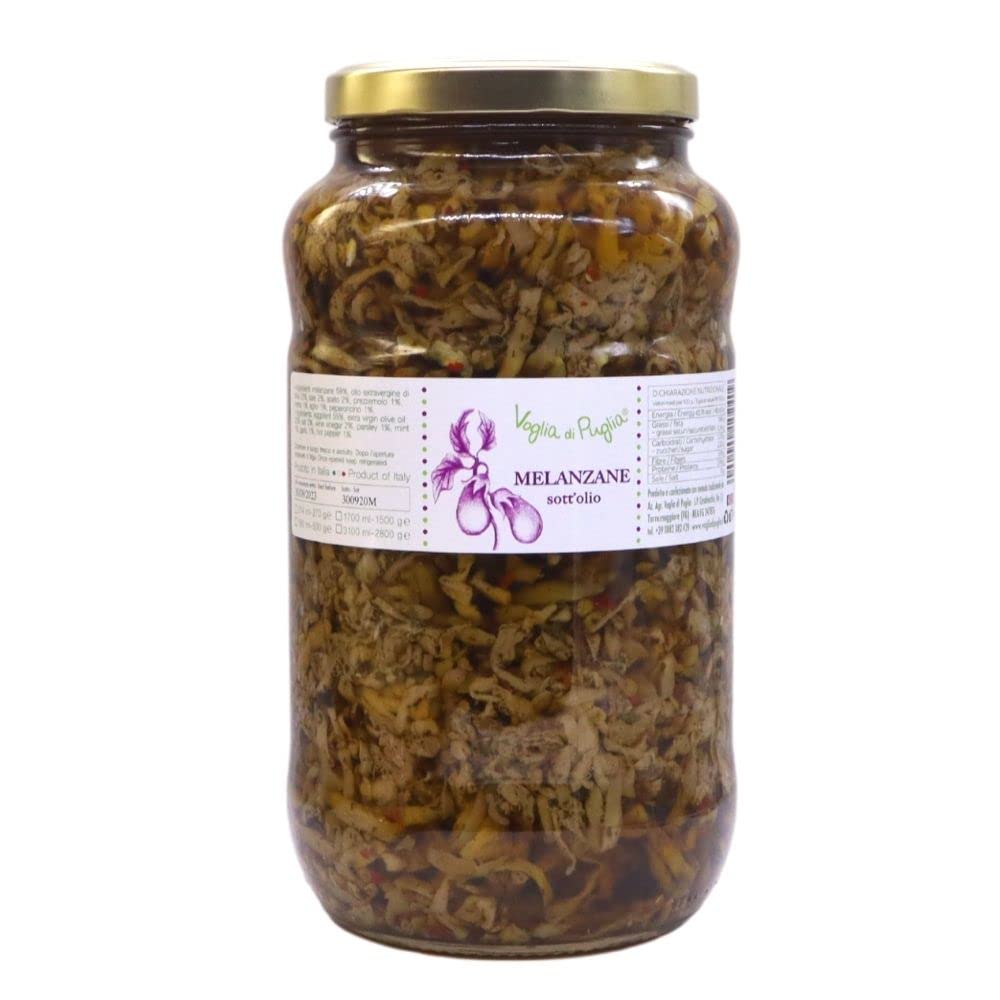Voglia Di Puglia Melanzane A Fettine In Olio Extravergine D'oliva 2.800 grammi