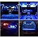 Botepon 4Pcs 211-2 212-2 578 LED Festoon Bulb 42mm 5050 3SMD Canbus Error For Car interior Dome/Map/Trunk/License Plate Light Blue