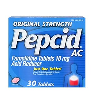 Pepcid AC Original Strength Tablets 30 ea (4 Pack)