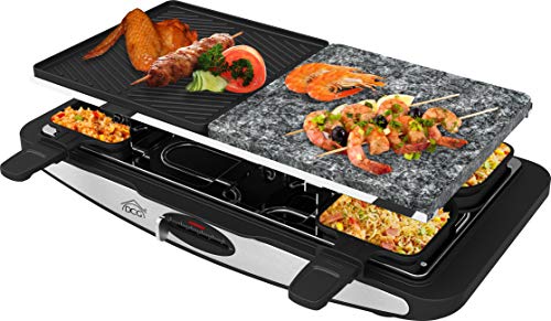Bistecchiera e piatra per raclette in pietra 2 in 1 Dcg Grill RG2779