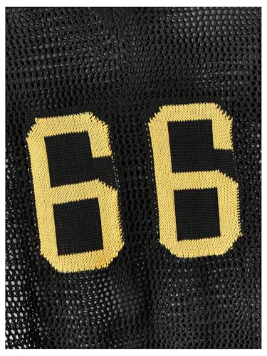 SHENHE Men's Hollow Out Pullover Sweater Letter Graphic Short Sleeve V Neck Knit Sweater Top3