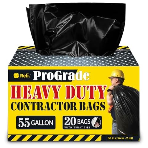 Reli. ProGrade Contractor Trash Bags Cover
