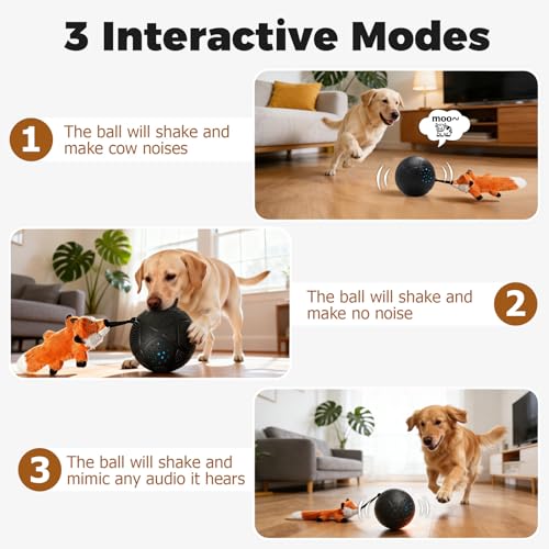 Juguete interactivo para perros bolas 4.9 pulgadas 7 piezas miniatura 3
