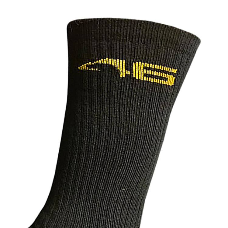 Atlas 46 Millstone Hi-Rise Sock, Thermally Balanced Cushioned Footbed (Size Large, Shoe Size 9-12)- Made in the USA4