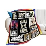 Photo Gallery zltegako coperta con tamburo gesù batteria musica regali per ragazze ragazzi donne batteristi amanti dei batteristi coperta morbida coperta in pile caldo flanella coperta in peluche per letto divano Photo Gallery zltegako coperta con tamburo gesù batteria musica regali per ragazze ragazzi donne batteristi amanti dei batteristi coperta morbida coperta in pile caldo flanella coperta in peluche per letto divano
