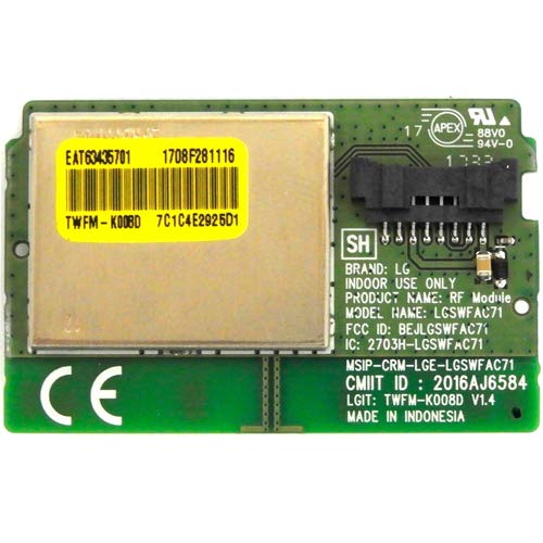 Modulo Wireless / WiFi EAT63435701 1704C131313 LGSWFAC71 LG 43LJ594V