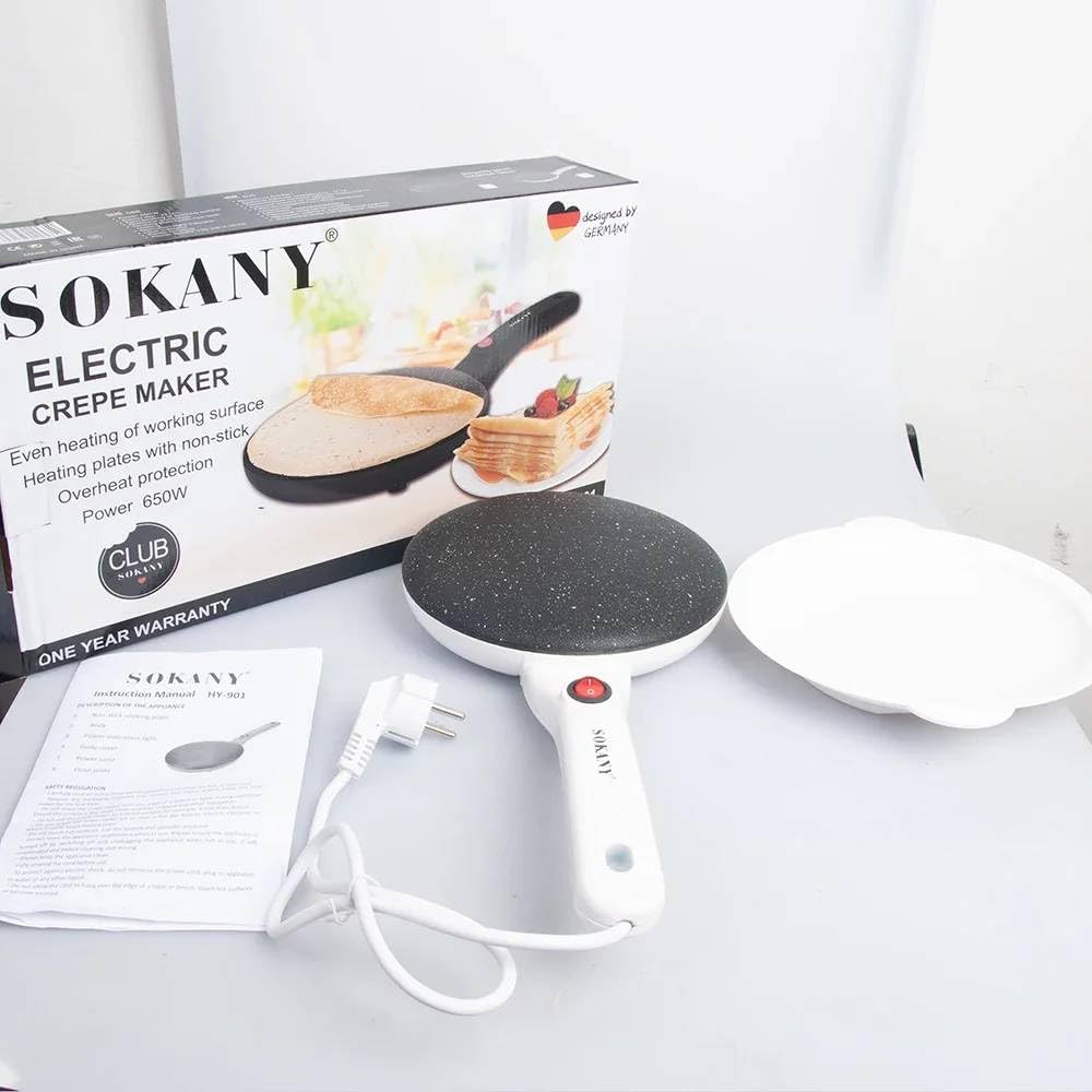 Mann Mart‚Electric Crepe Maker - Non-Stick 7.5" Surface, Automatic Temperature Control, Makes Perfect Crepes & Tortillas Easily-image-37