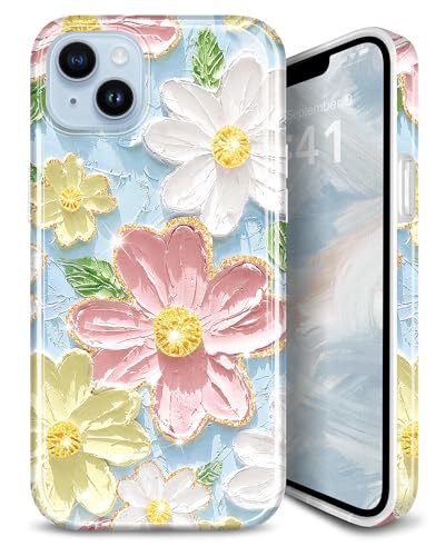 Coque iPhone 12 Mini fleur rétro pour sublimer vos looks d'été