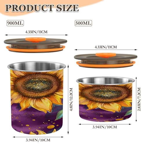 Contenedor hermético acero inoxidable para café 30 oz miniatura 3