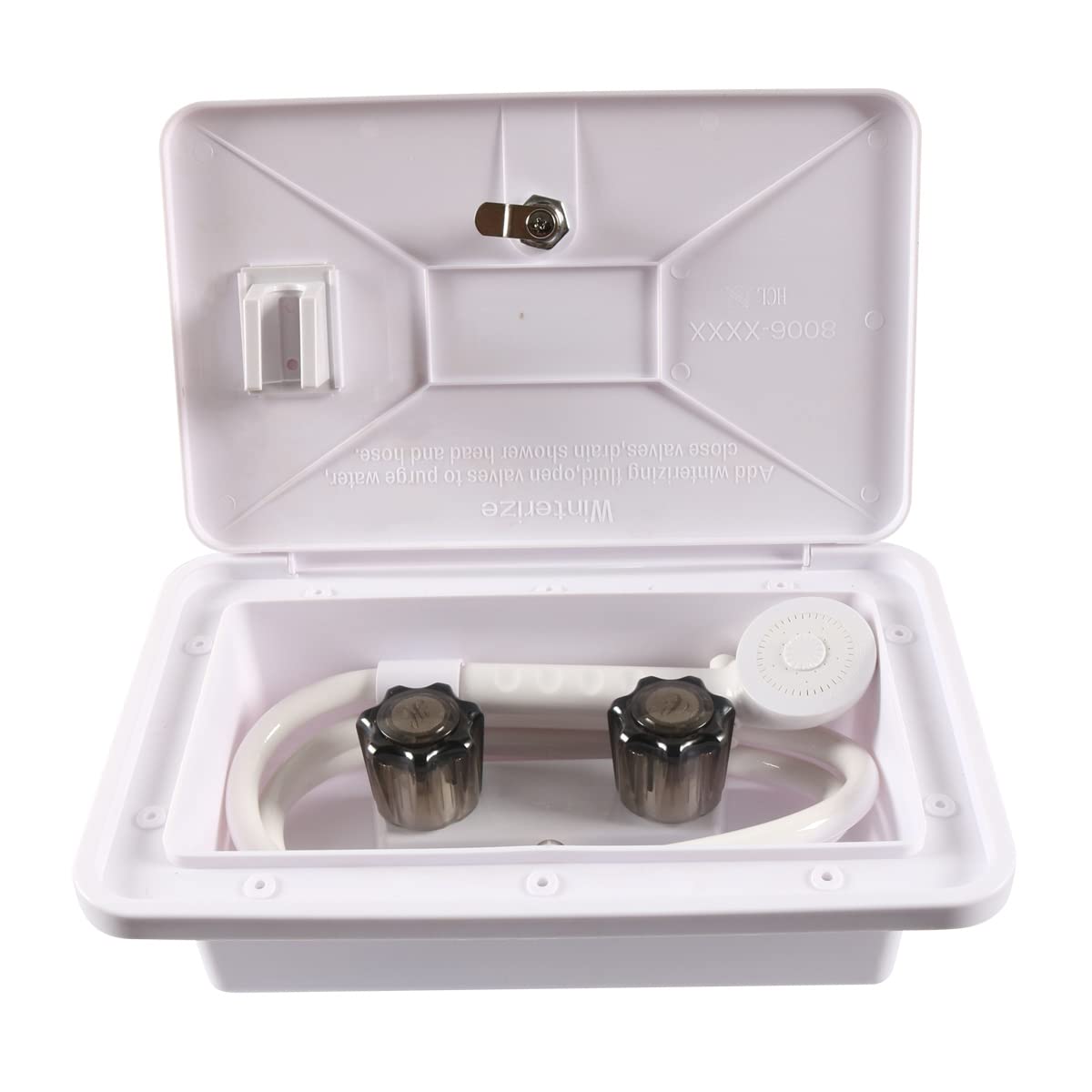 RV Caja de ducha exterior rociador rápido y manguera kit de manguera para accesorios de de autocaravana