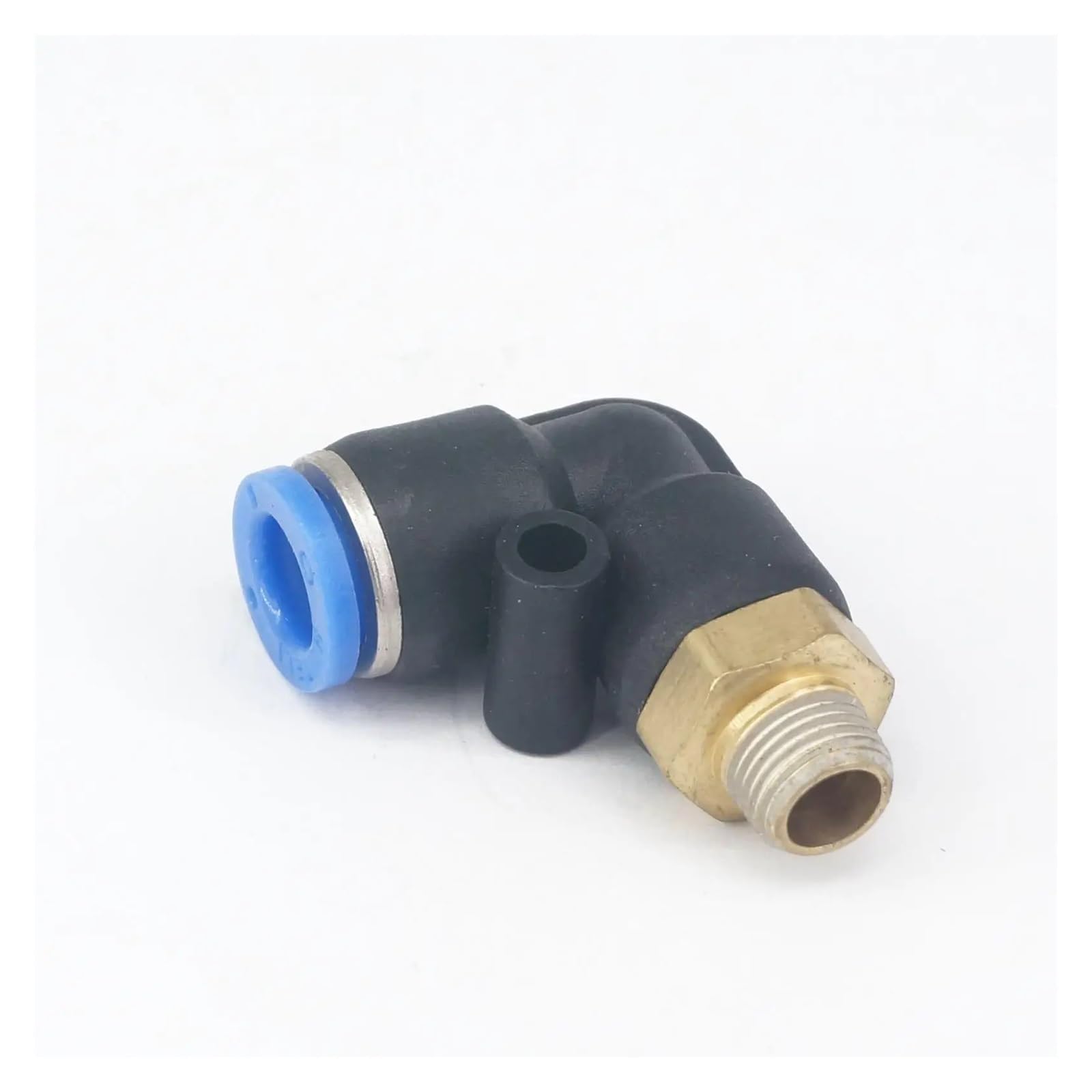Rvblrdse Men's One Color 1/8" To Fit Tube O/D 8Mm Pneumatic Elbow Push In Connector Union Quick Release Air Fitting Plumbing