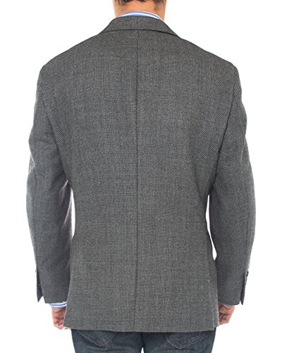 GN Luciano Men's 2 Button 160'S Wool Suit Jacket Working Buttonholes Blazer2