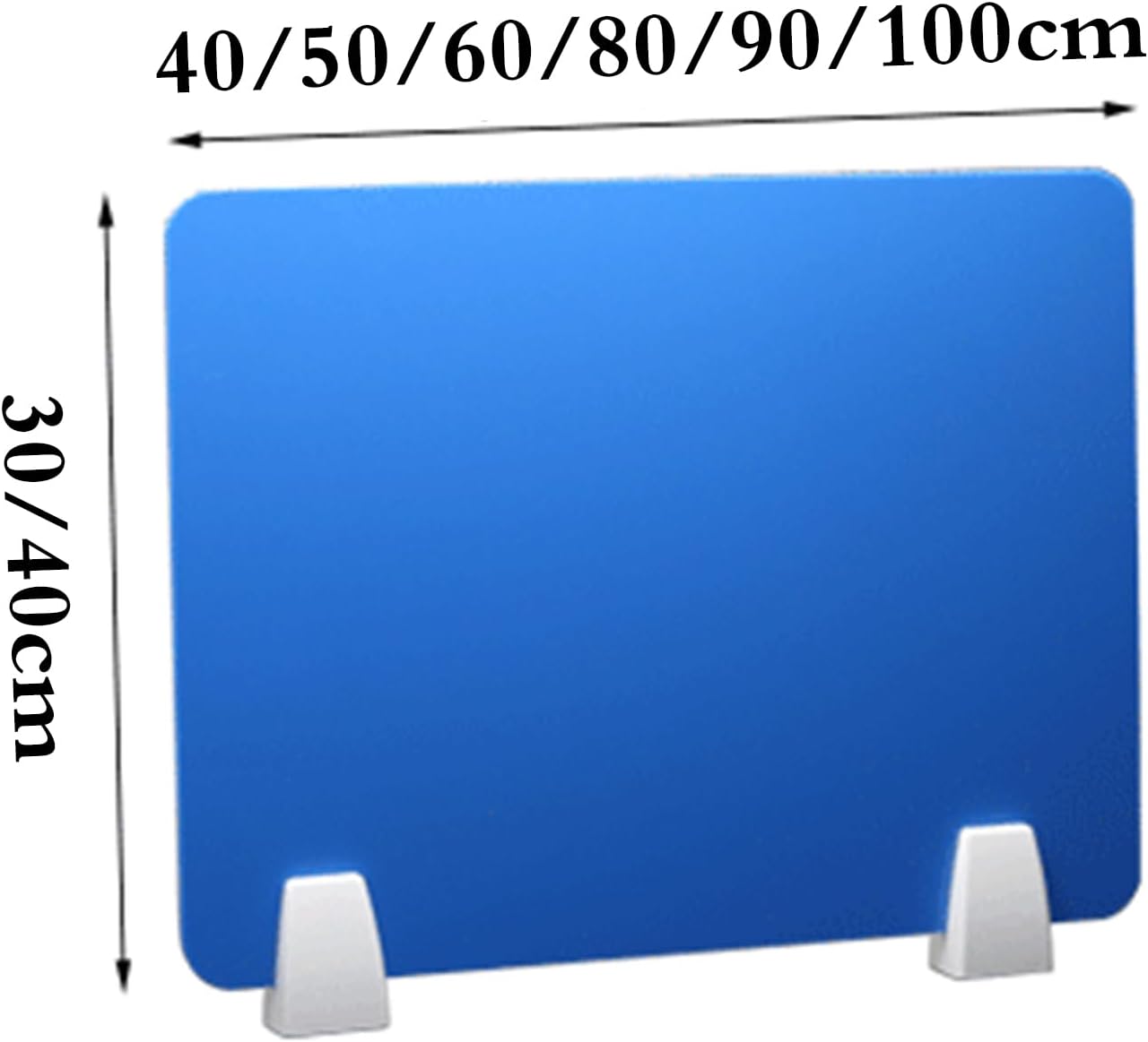 Soundproof Freestanding Desktop Partition - Acoustic Privacy Panel for Office School & Home Stylish Design Enhances nization & Reduces Noise in Classrooms & Libraries