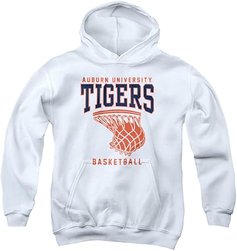 Auburn University Sudadera con capucha oficial de baloncesto para niños y niñas